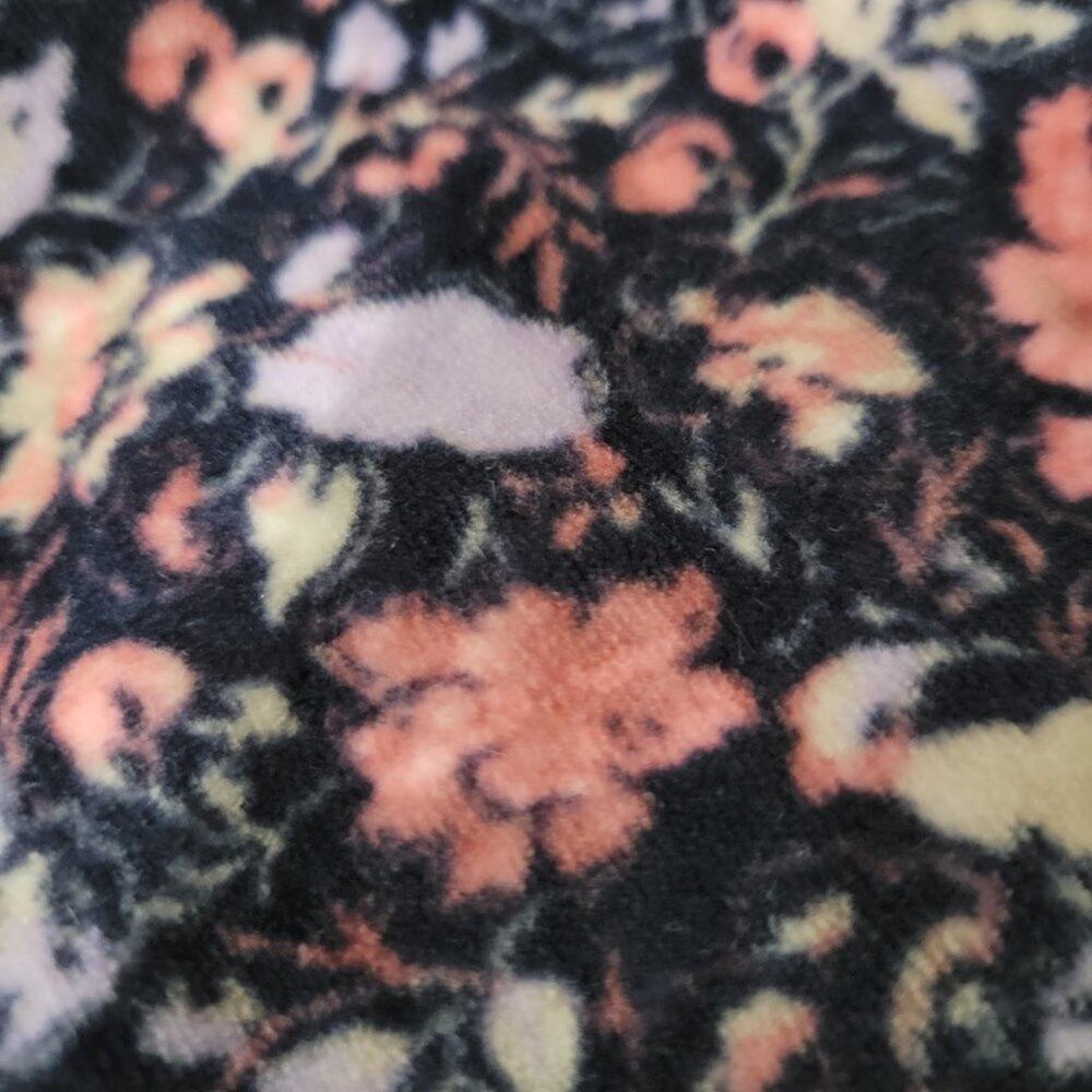 Rebecca Taylor La Vie Dress Purple Floral Puff Sleeve Drop Waist Mini Size XS - Picture 7 of 16